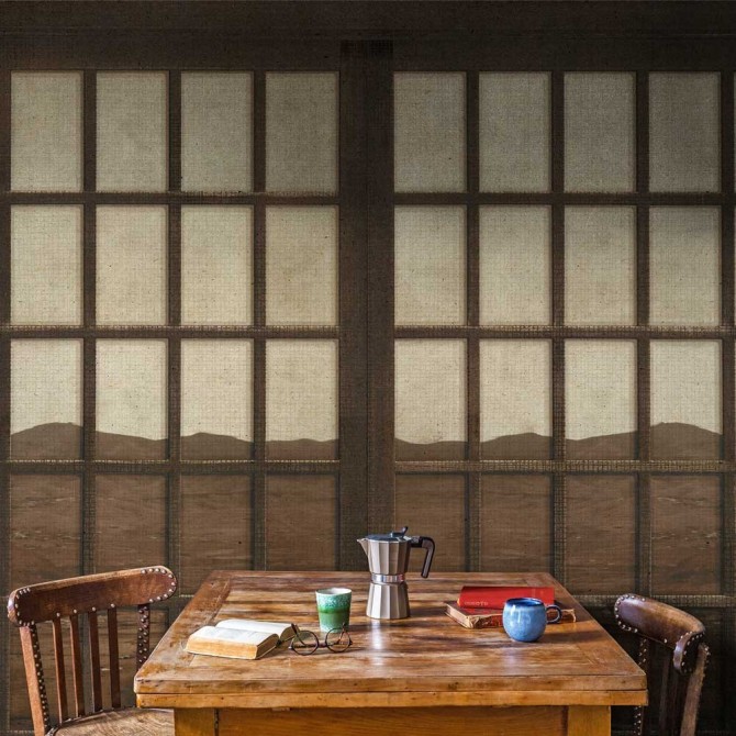 Mural New Japanese Window Sunrise Mural New Japanese Window Sunrise