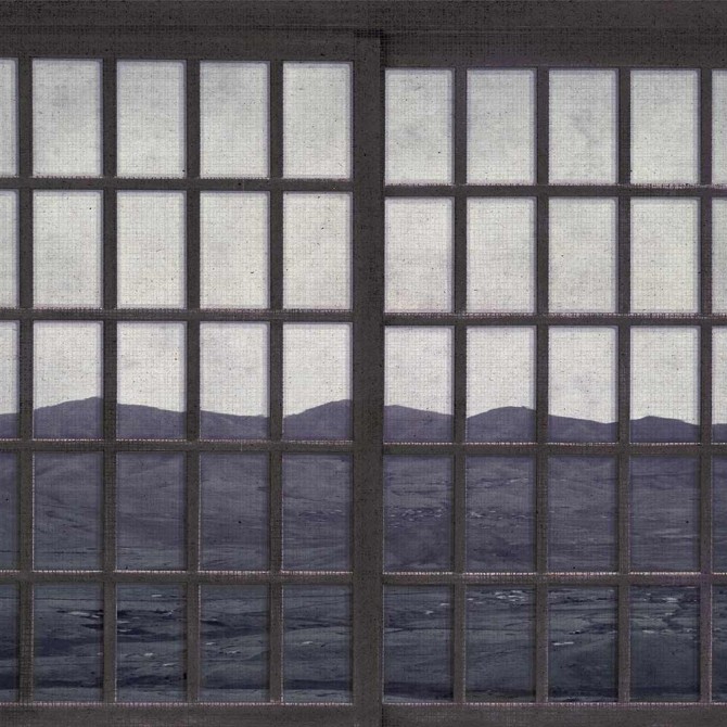Mural New Japanese Window Twilight Mural New Japanese Window Twilight